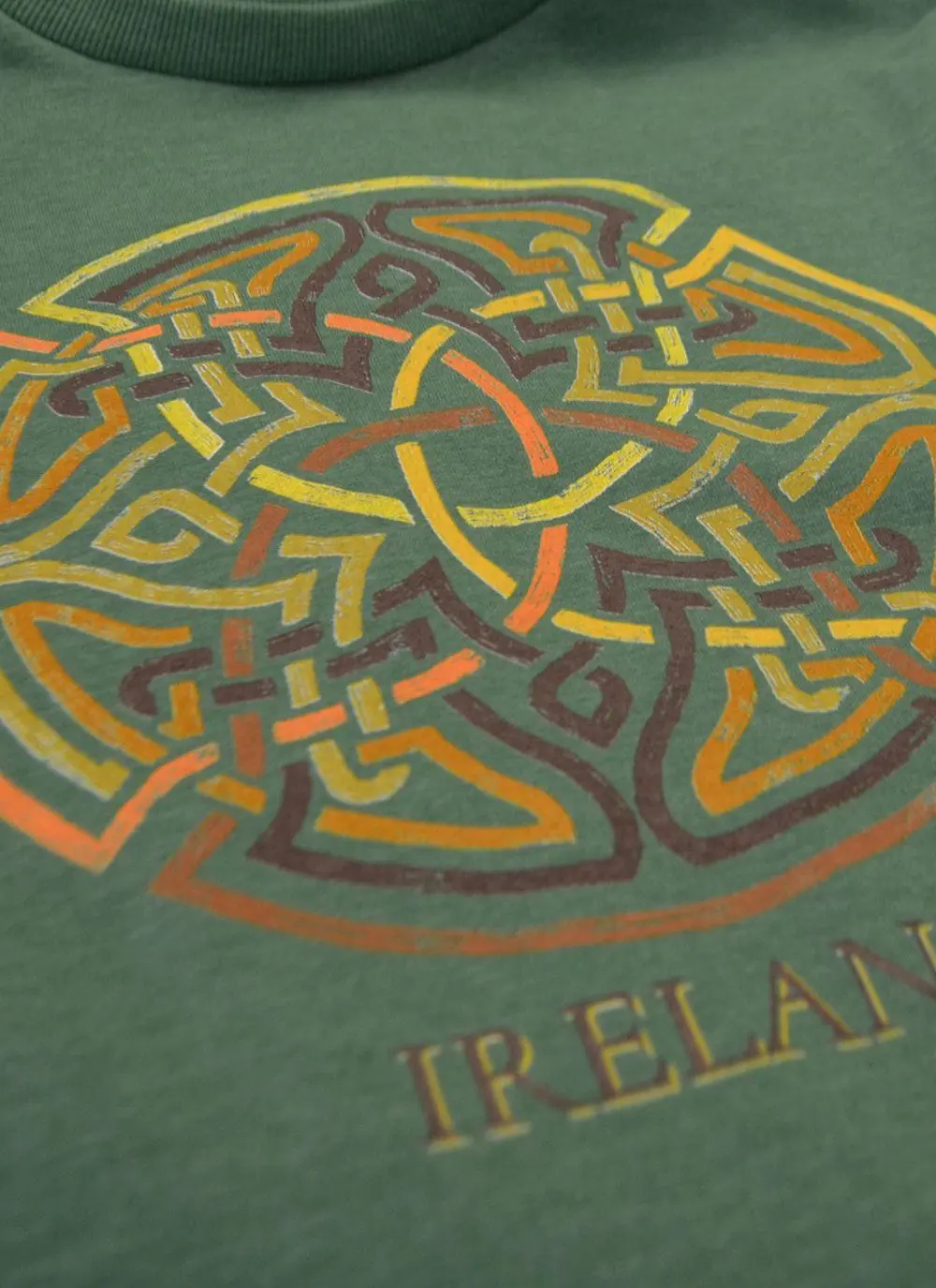 Unisex Ireland Celtic Knot Graphic Crew Neck Sweatshirt