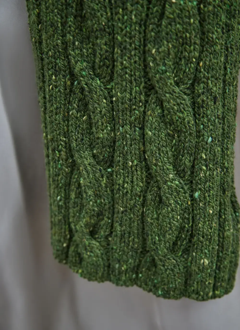 Fisherman Donegal Cable Scarf