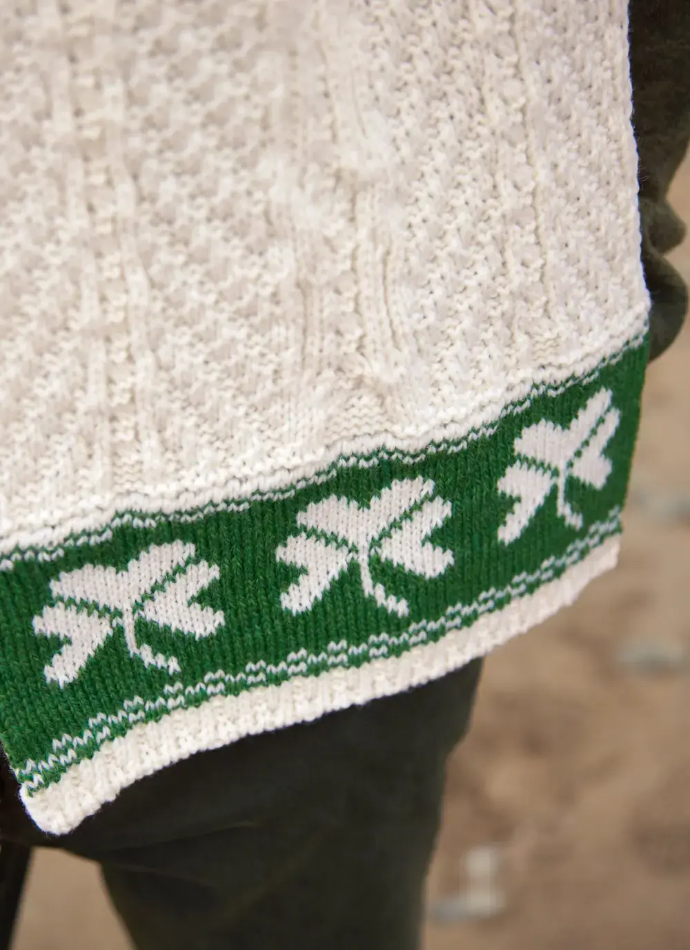 Shamrock Beanie & Scarf Set