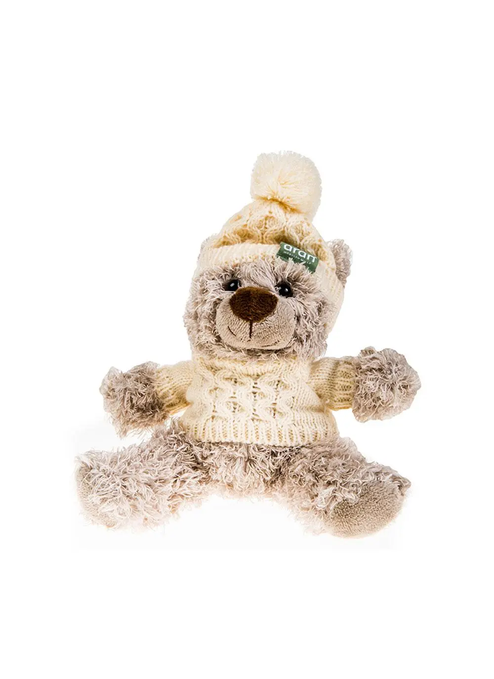 Teddy Bear With Aran Sweater & Hat