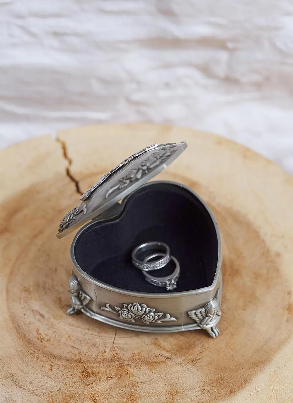 Claddagh & Rose Jewelry Box