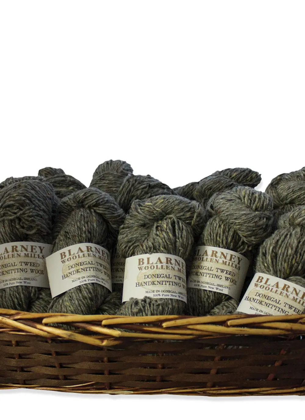 Aran Handknitting Wool Tweed Gray Pack Of 12