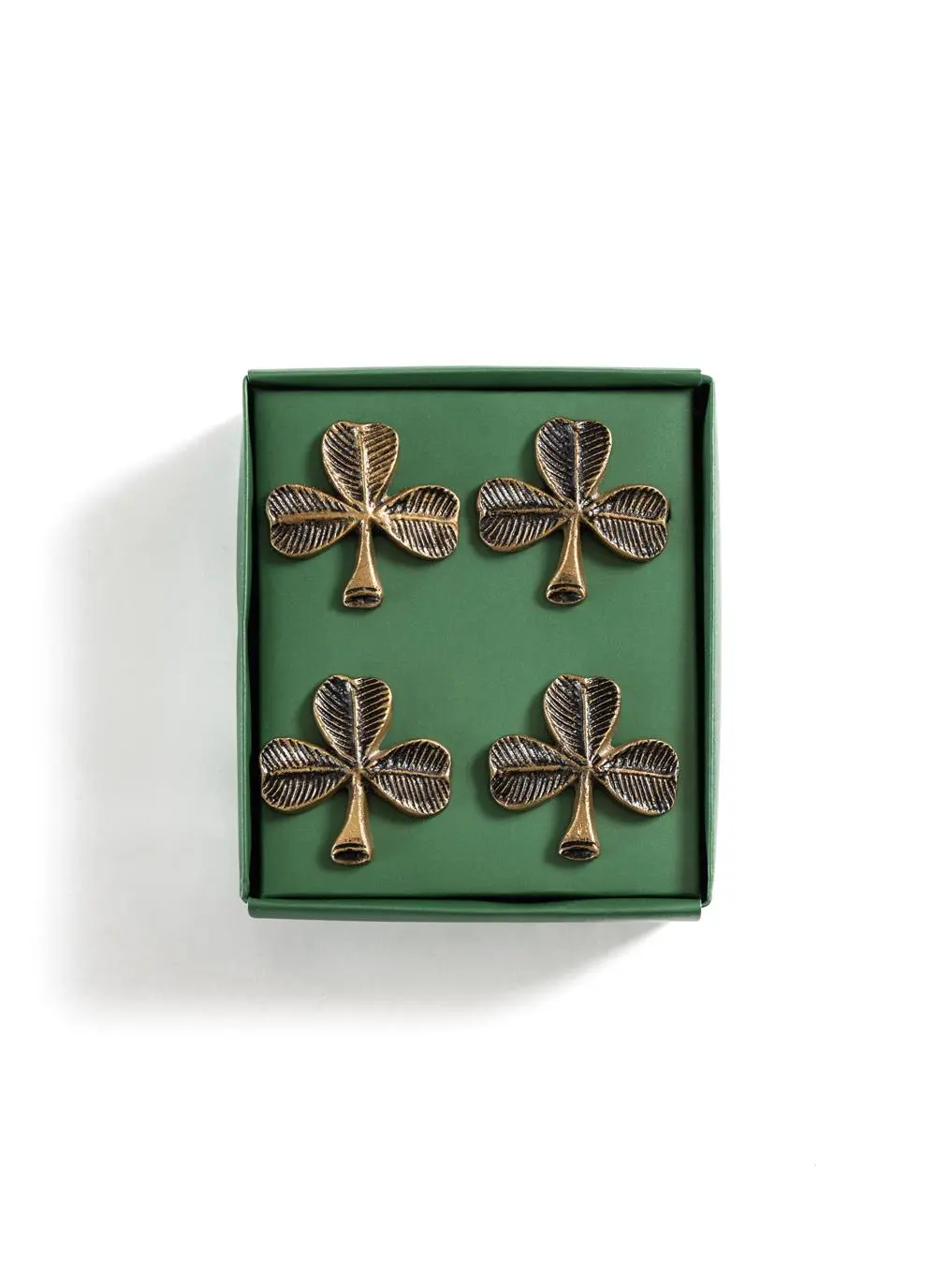 Shamrock Napkin Rings Set of 4