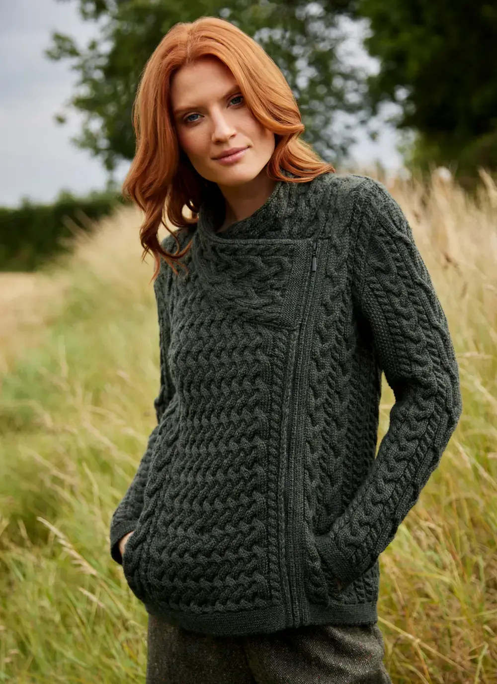 Alannah Aran Biker Jacket