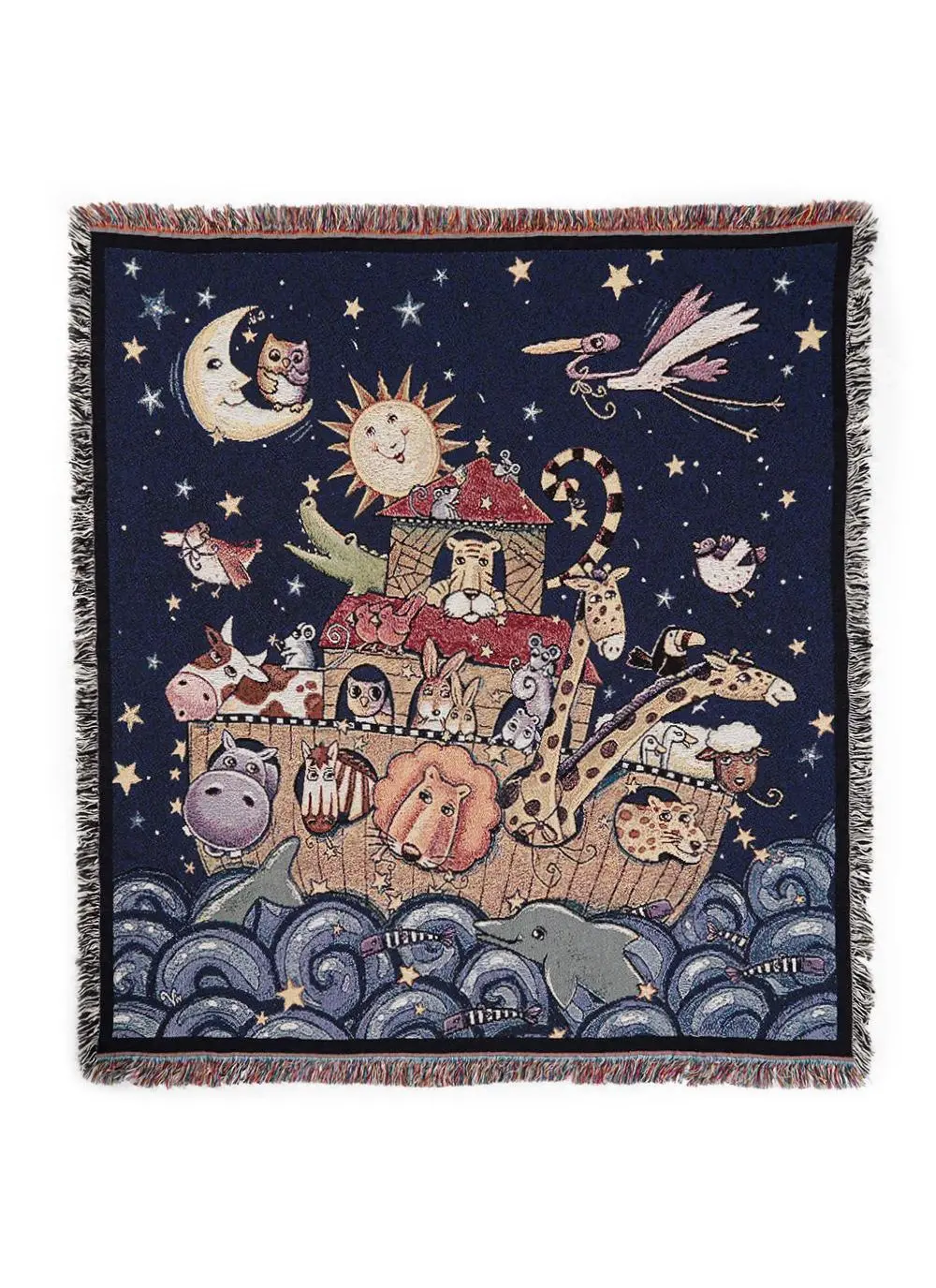 Noah's Ark Cotton Baby Blanket
