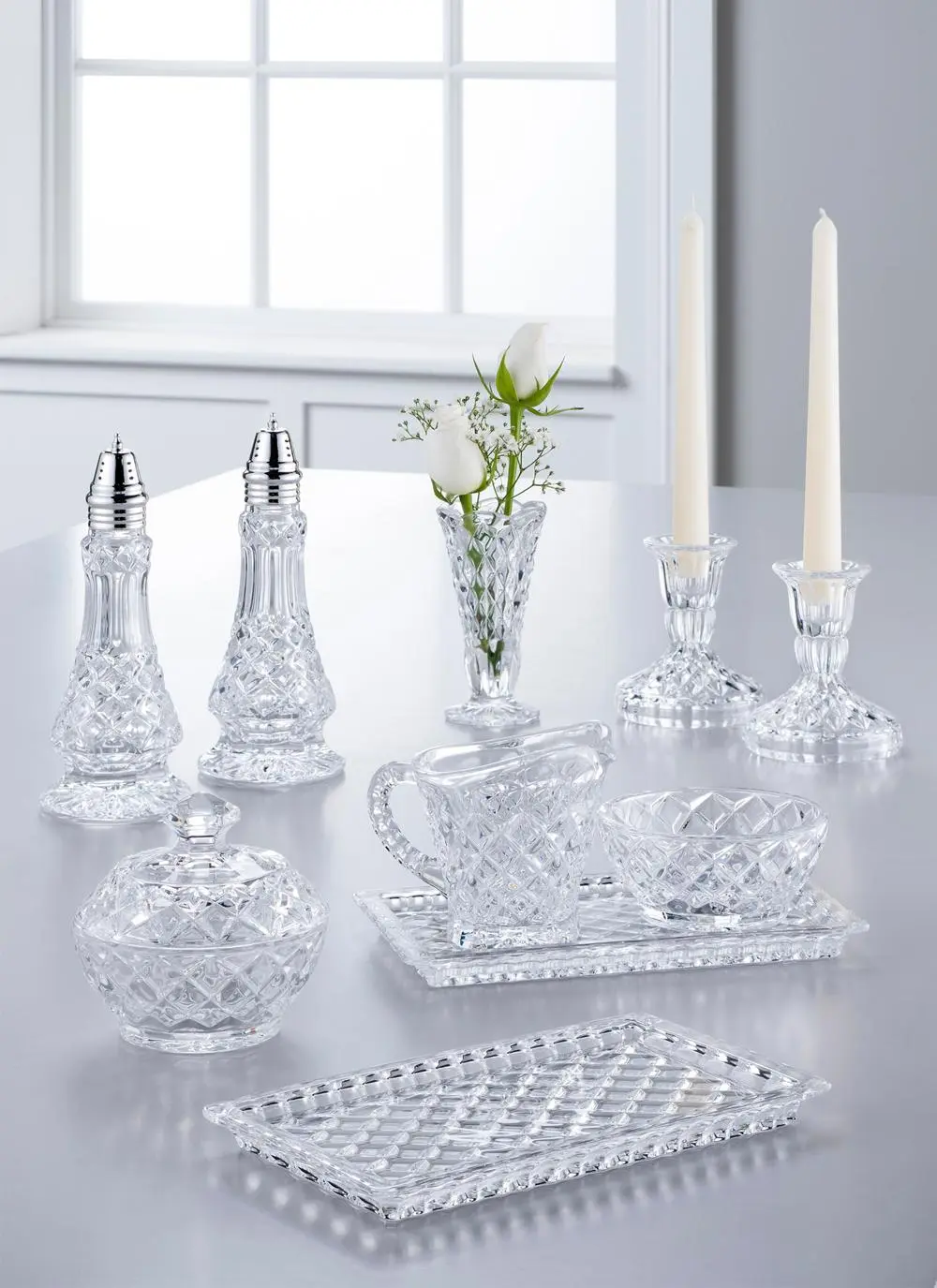 Crystal Ashford Salt & Pepper Set