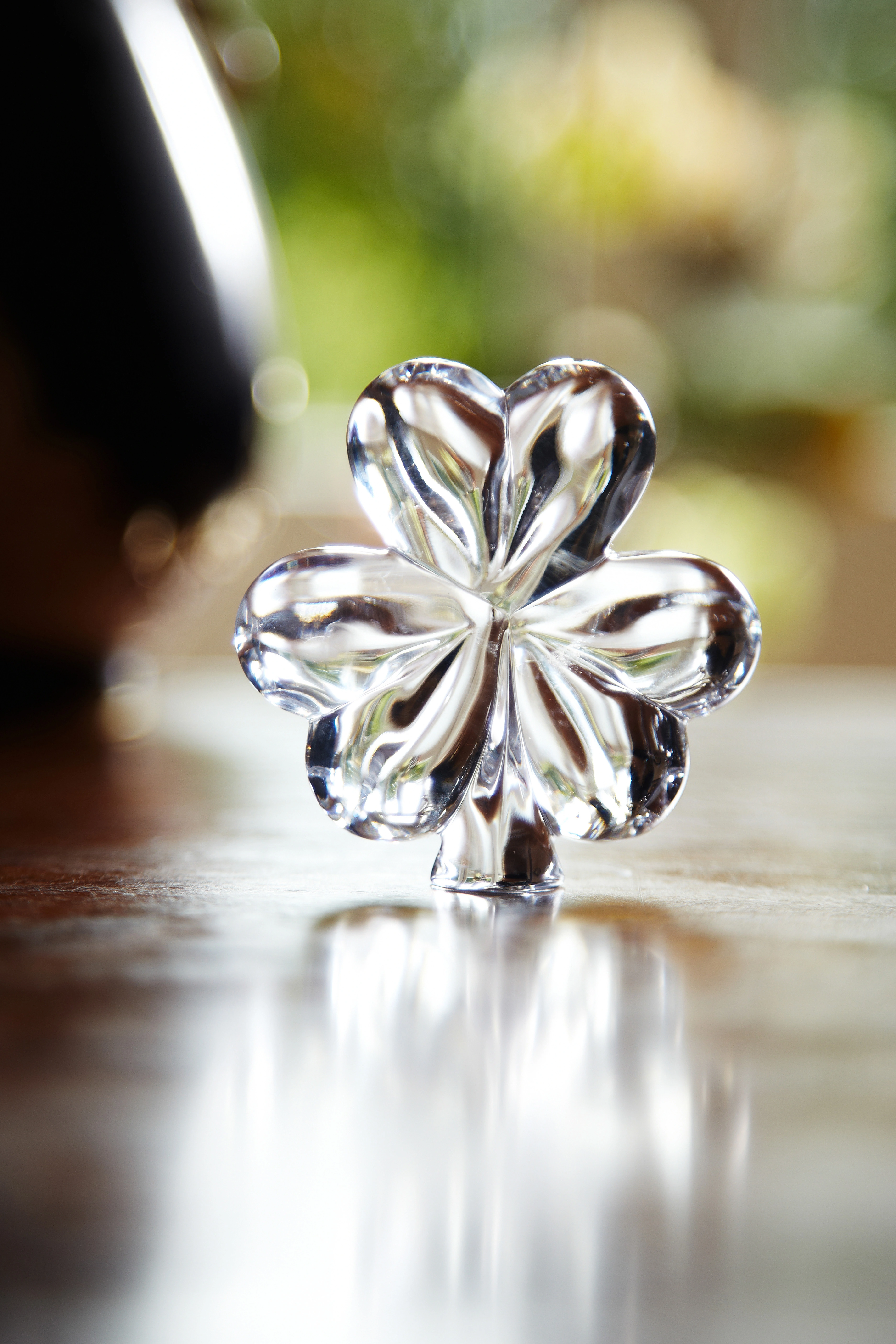 Waterford Crystal Shamrock Hand Cooler