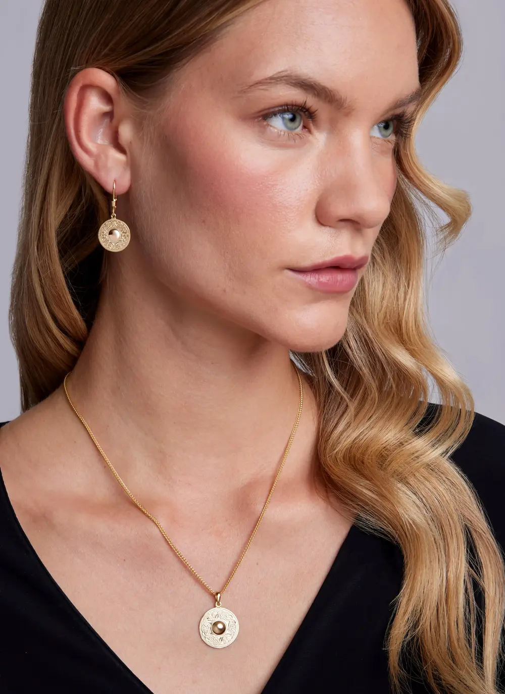 14ct Gold Vermeil Celtic Warrior Pendant