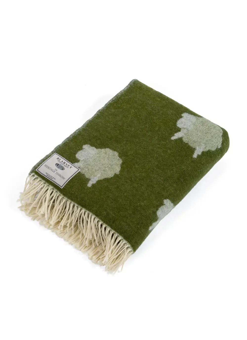 Sheep Reversible Wool Throw