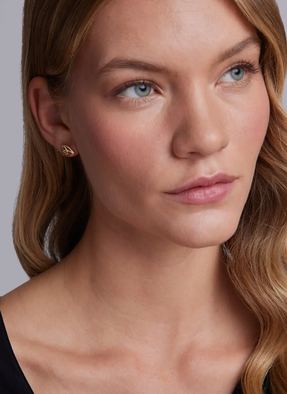 10ct Gold Trinity Knot Earrings