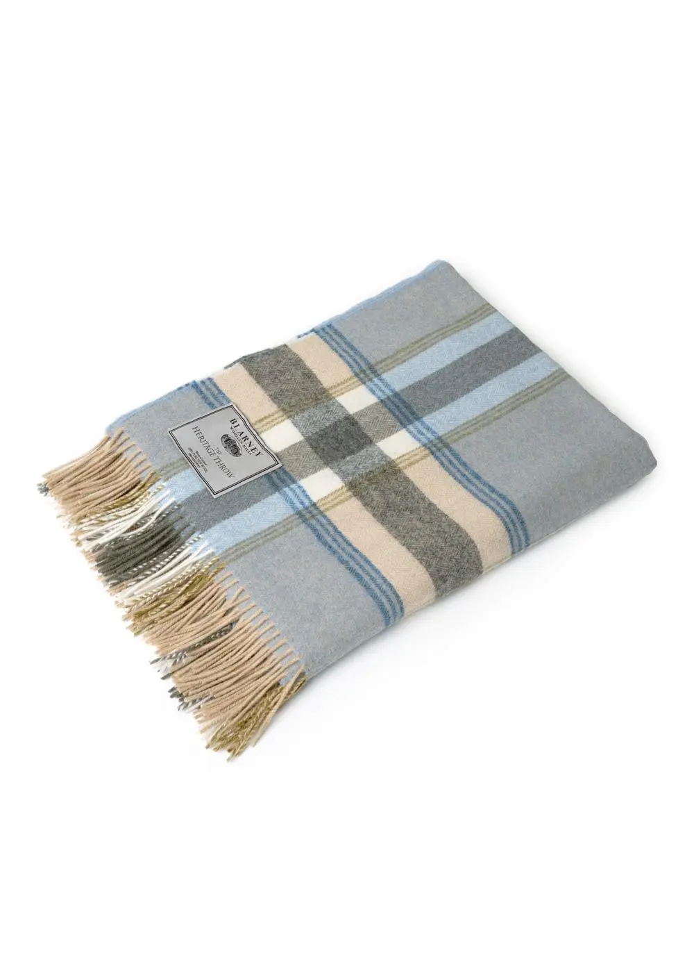 Atlantic Mist Lambswool Throw