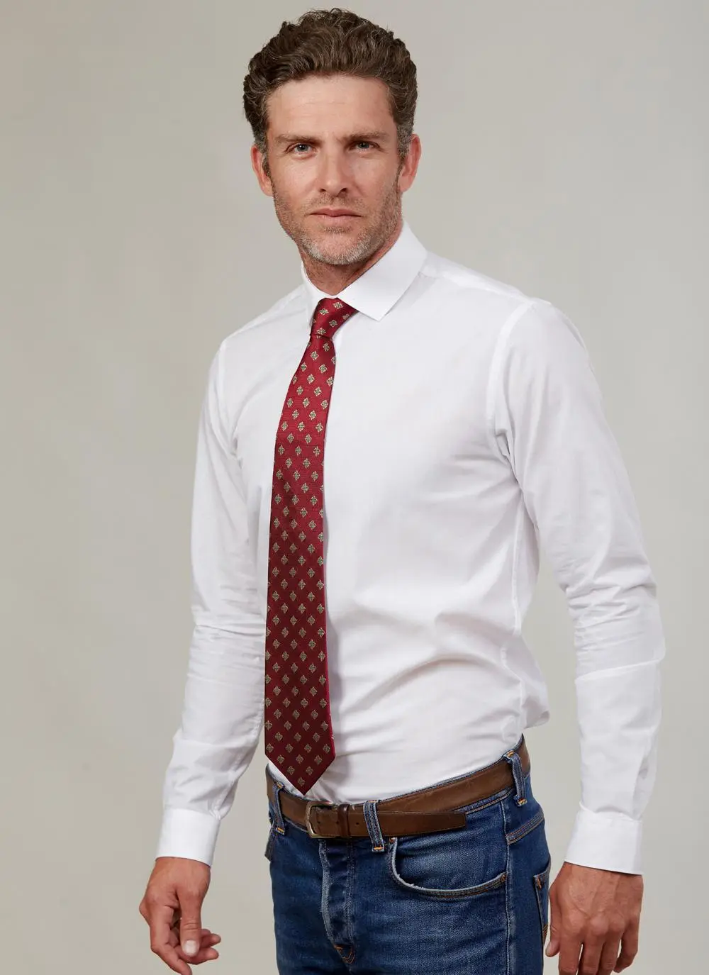 Celtic Origins Red Silk Tie