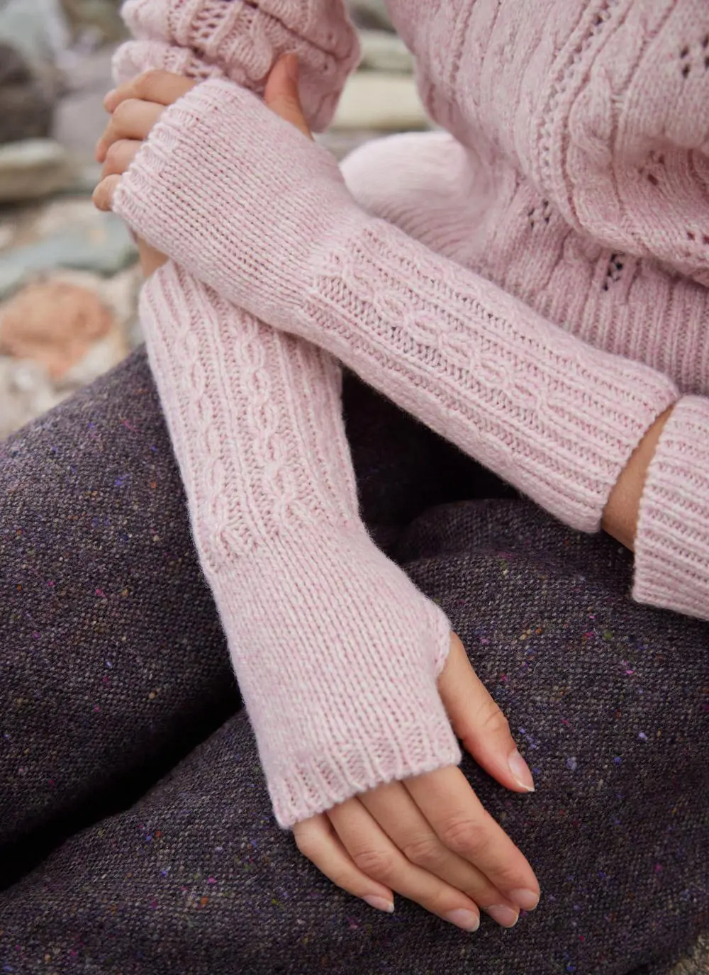 Fisherman Wool Cashmere Handwarmers