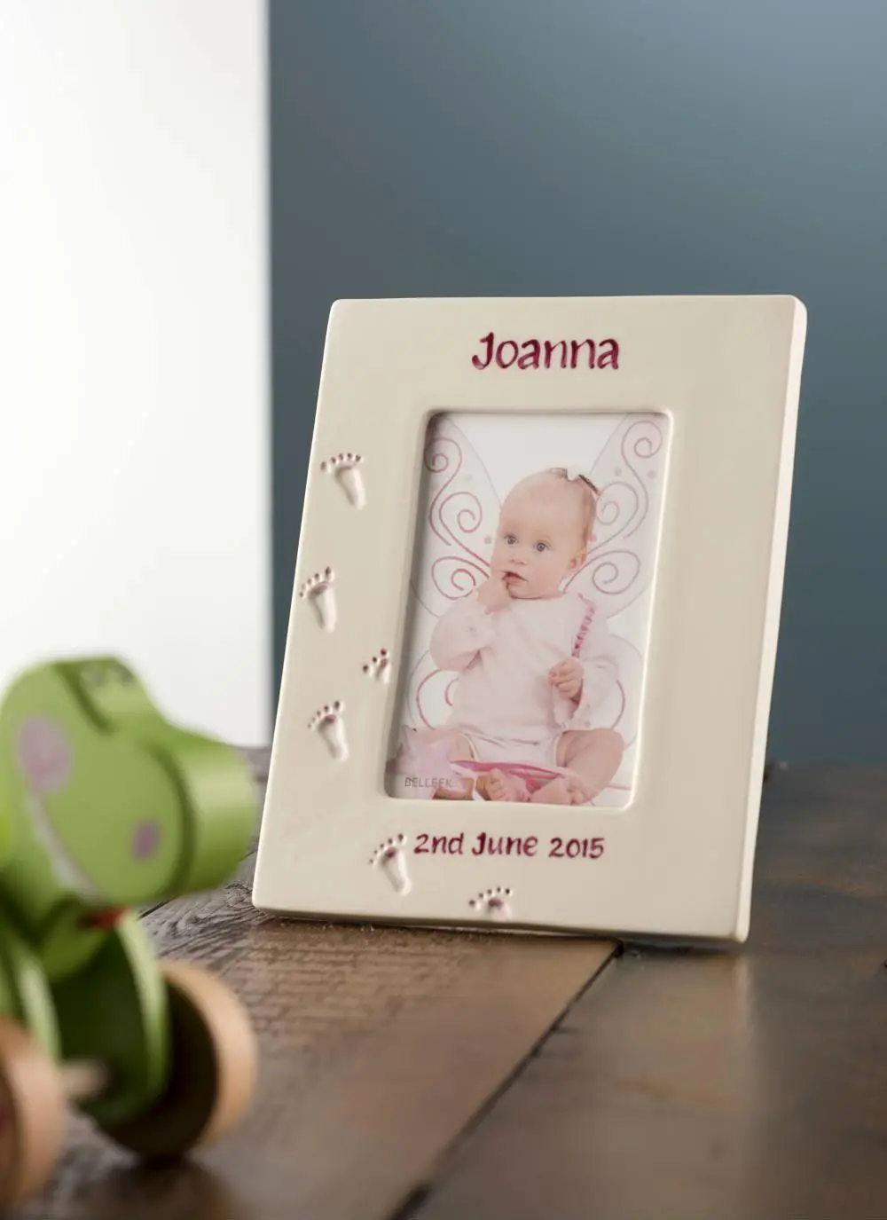 Belleek Precious Memories Personalized Frame in Pink