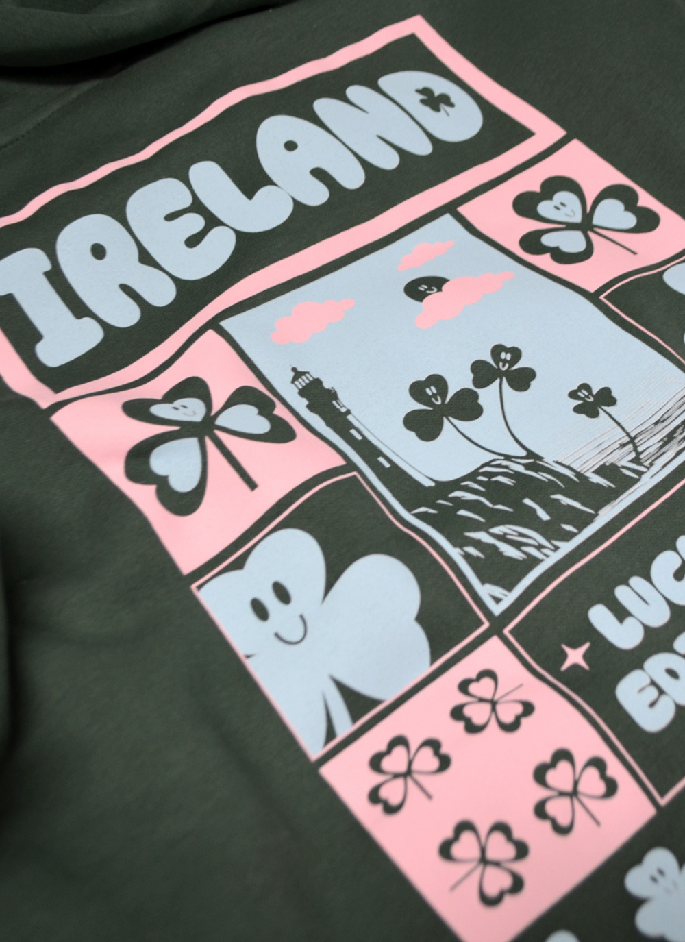 Ireland Shamrock Hoodie