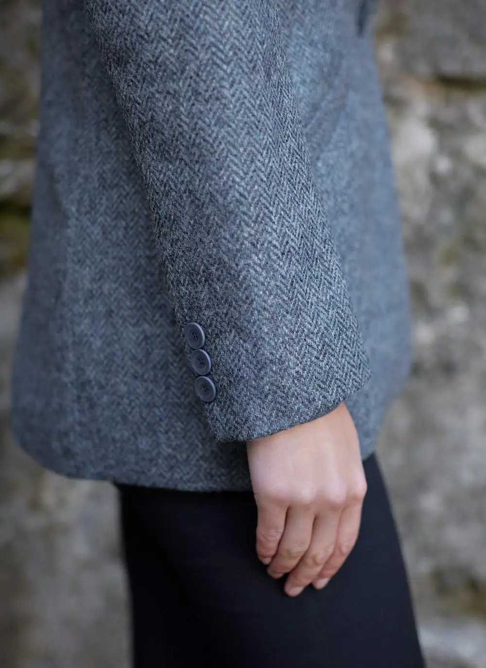 Irish Tweed Blazer in Blue