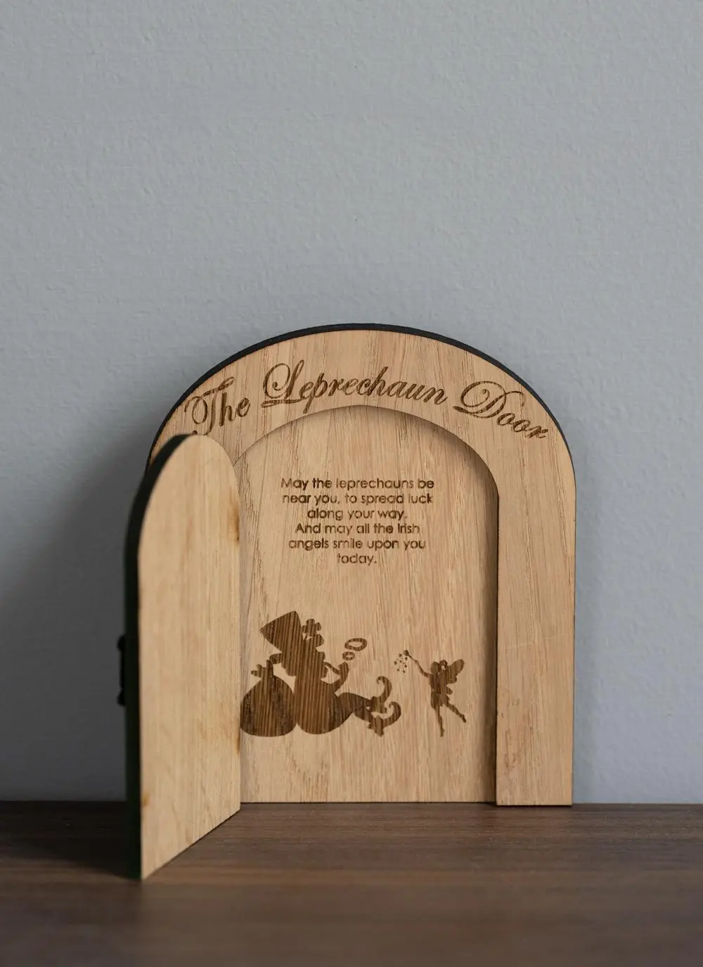 Green Leprechaun Fairy Door