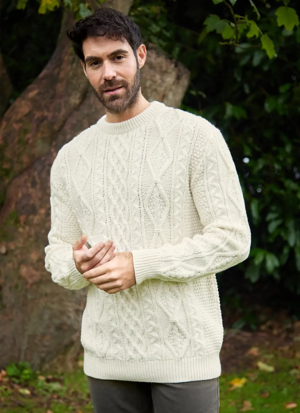 Personalized Blarney Diamond Aran