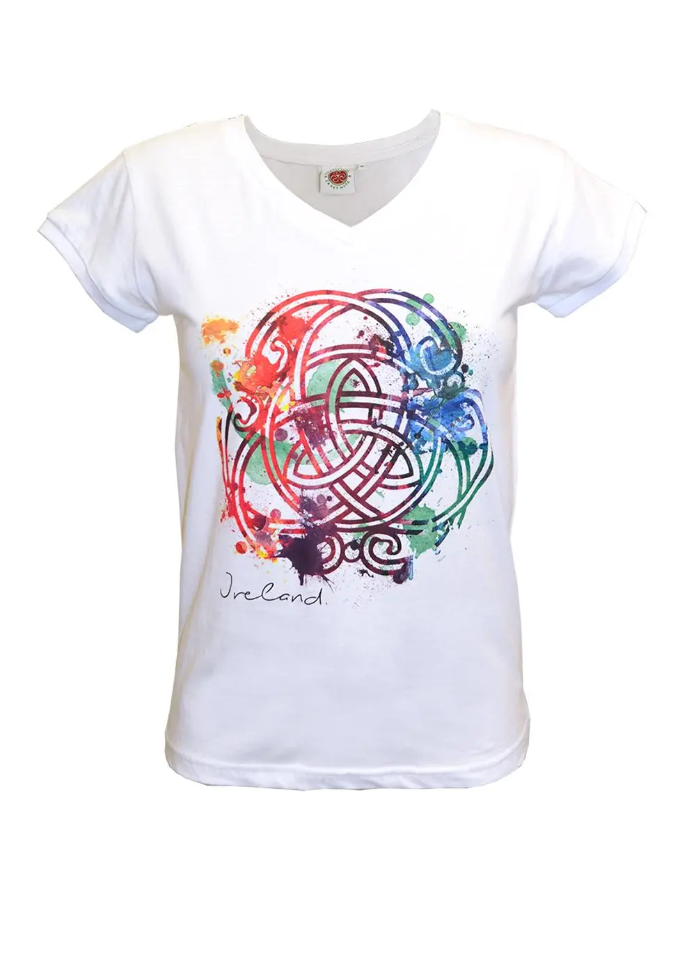 Ladies White Celtic Knot T-Shirt