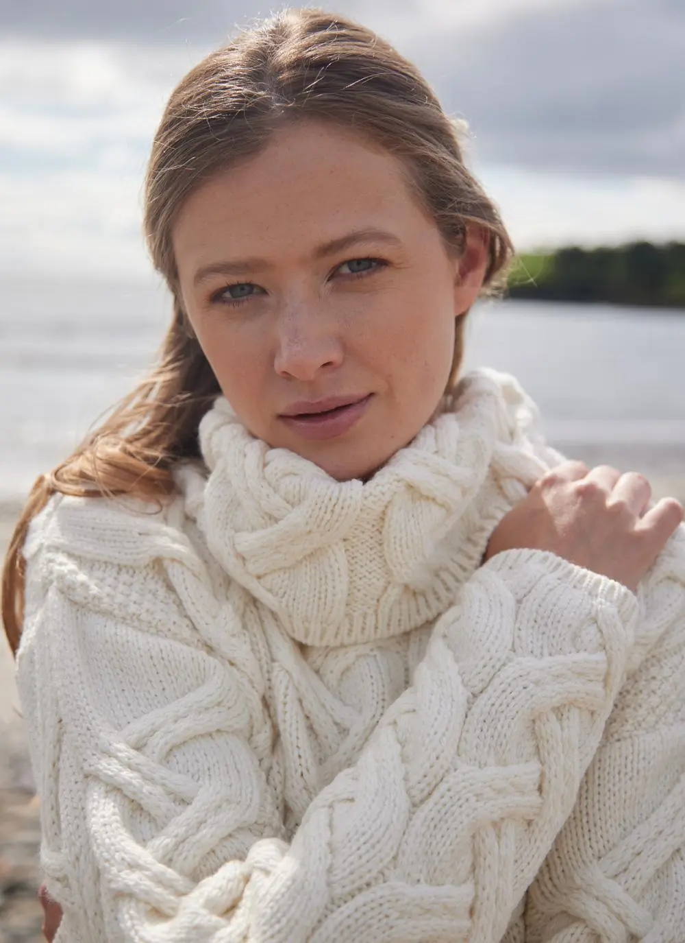 Supersoft Merino Wool Cowl Neck Sweater