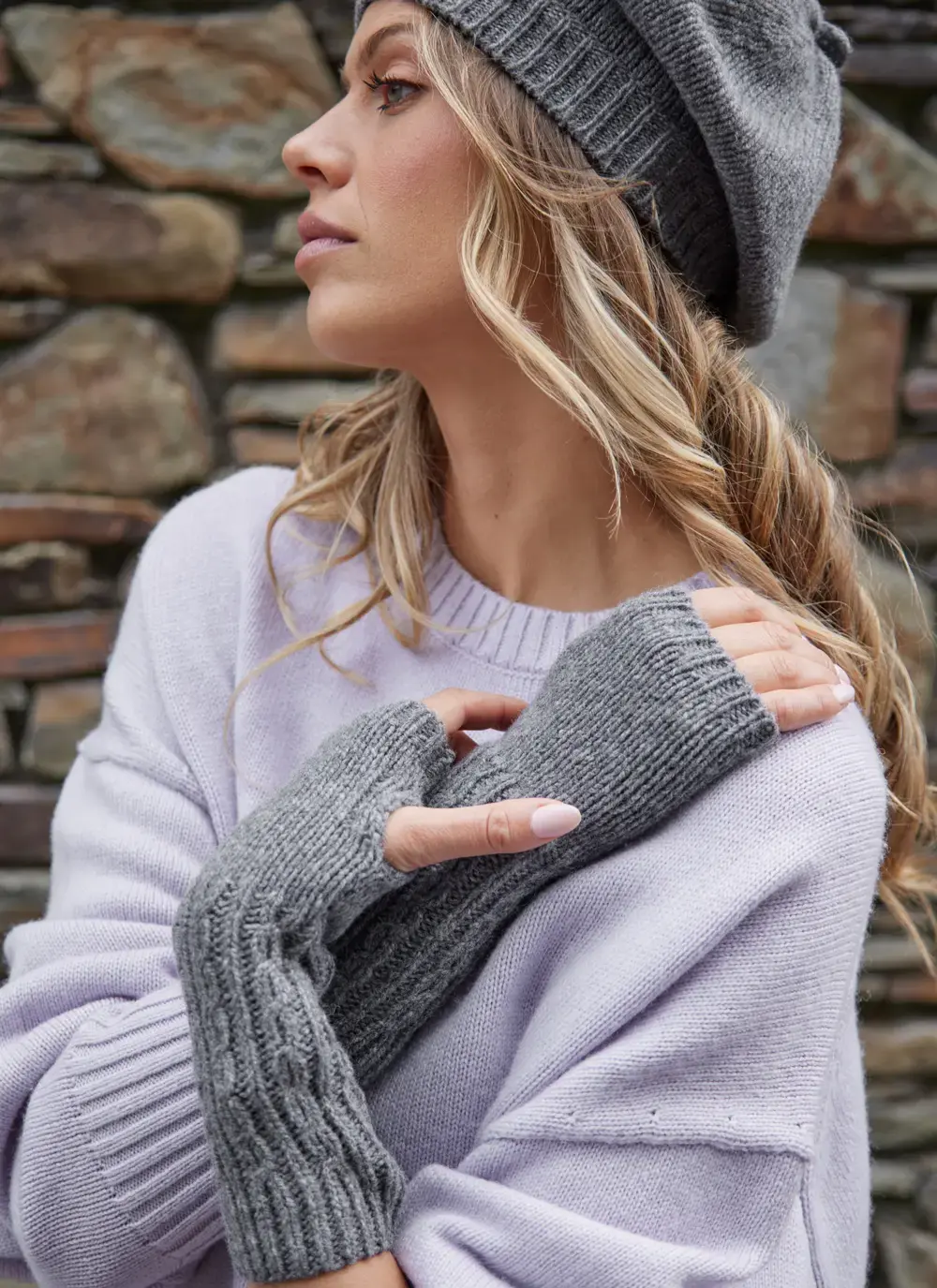 Fisherman Wool Cashmere Handwarmers