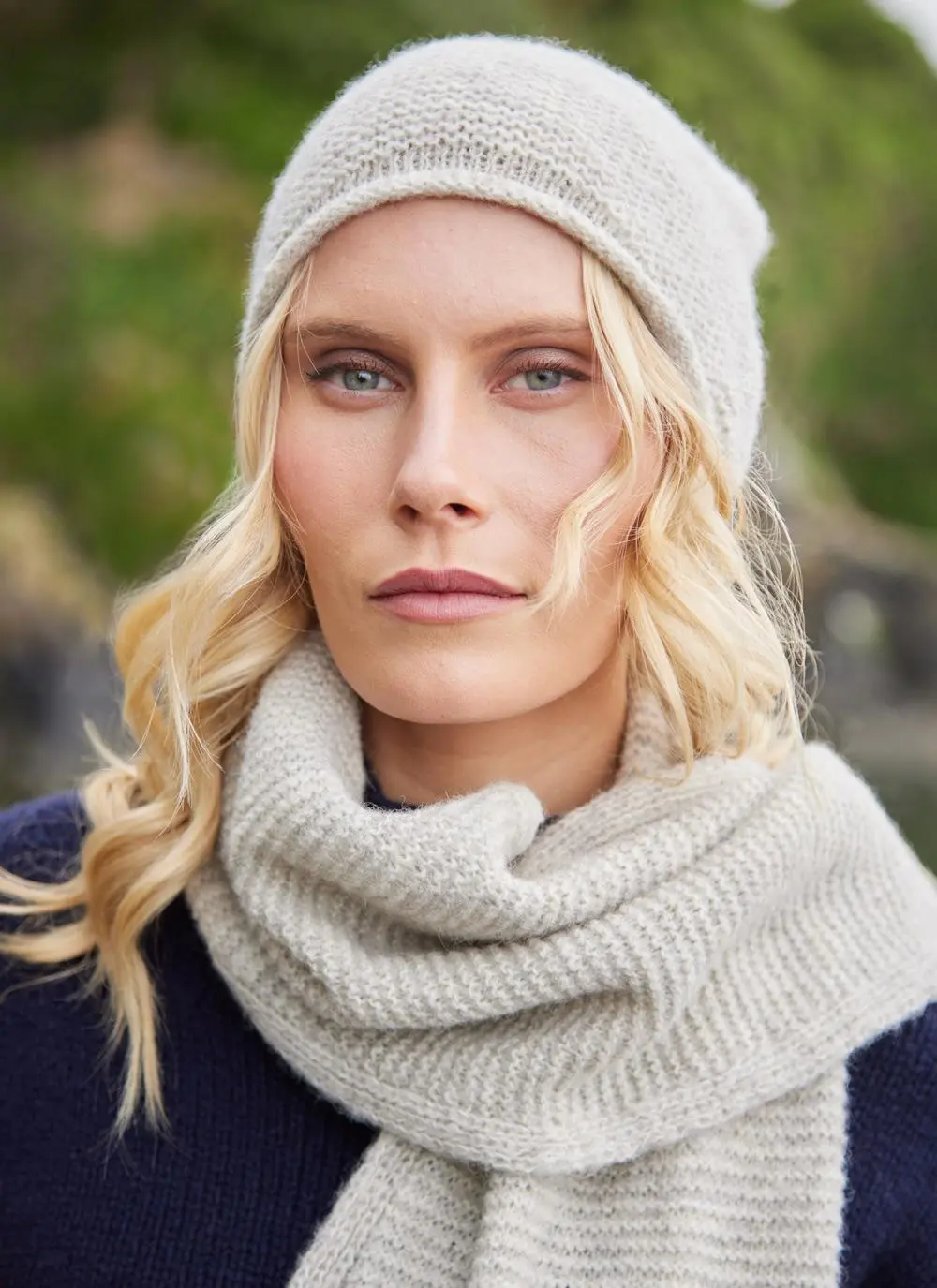 Fisherman Alpaca Slouchy Beanie