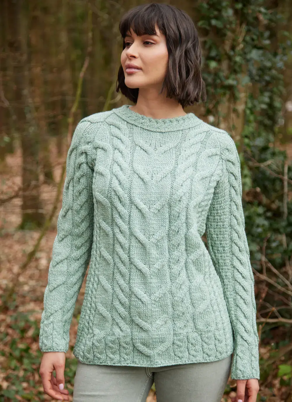 Supersoft Aran Cable Sweater