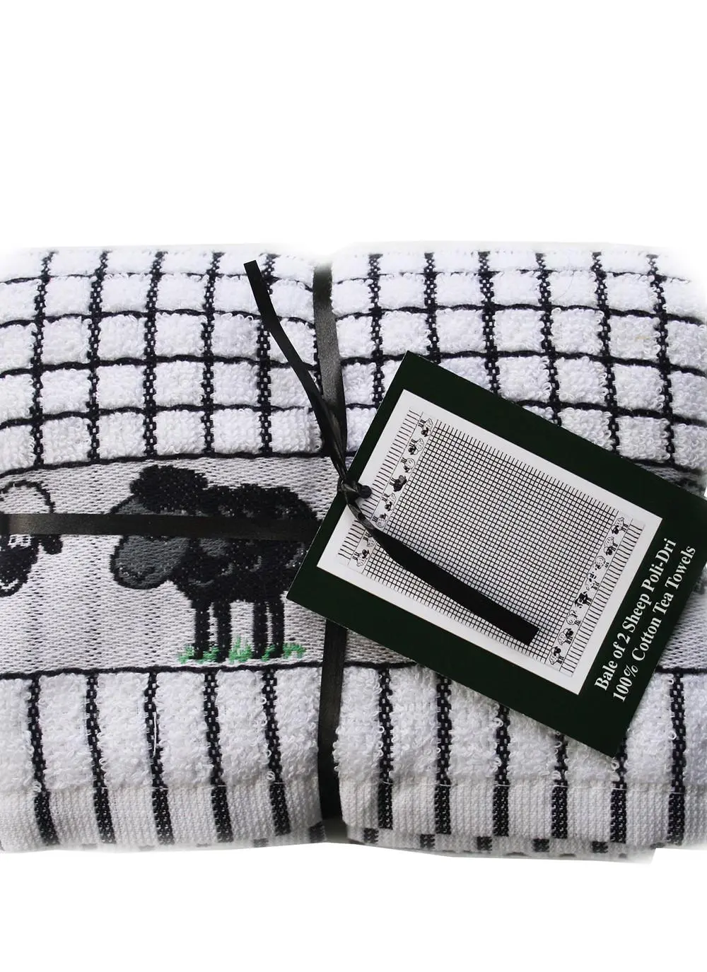 Sheep Waffle Kitchen Towels Set of 2