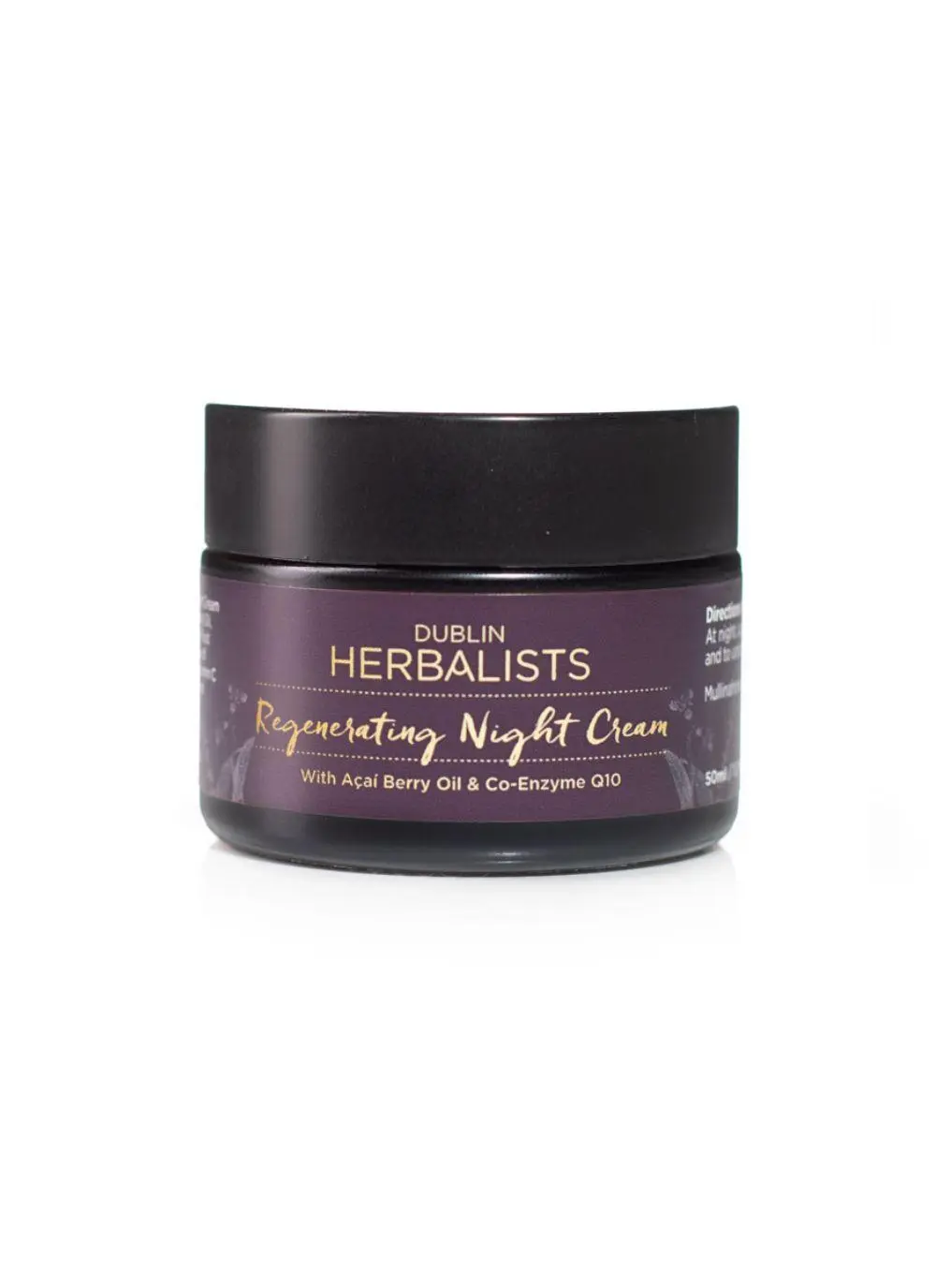 Dublin Herbalists Regenerating Night Cream with Acai Berry Oil