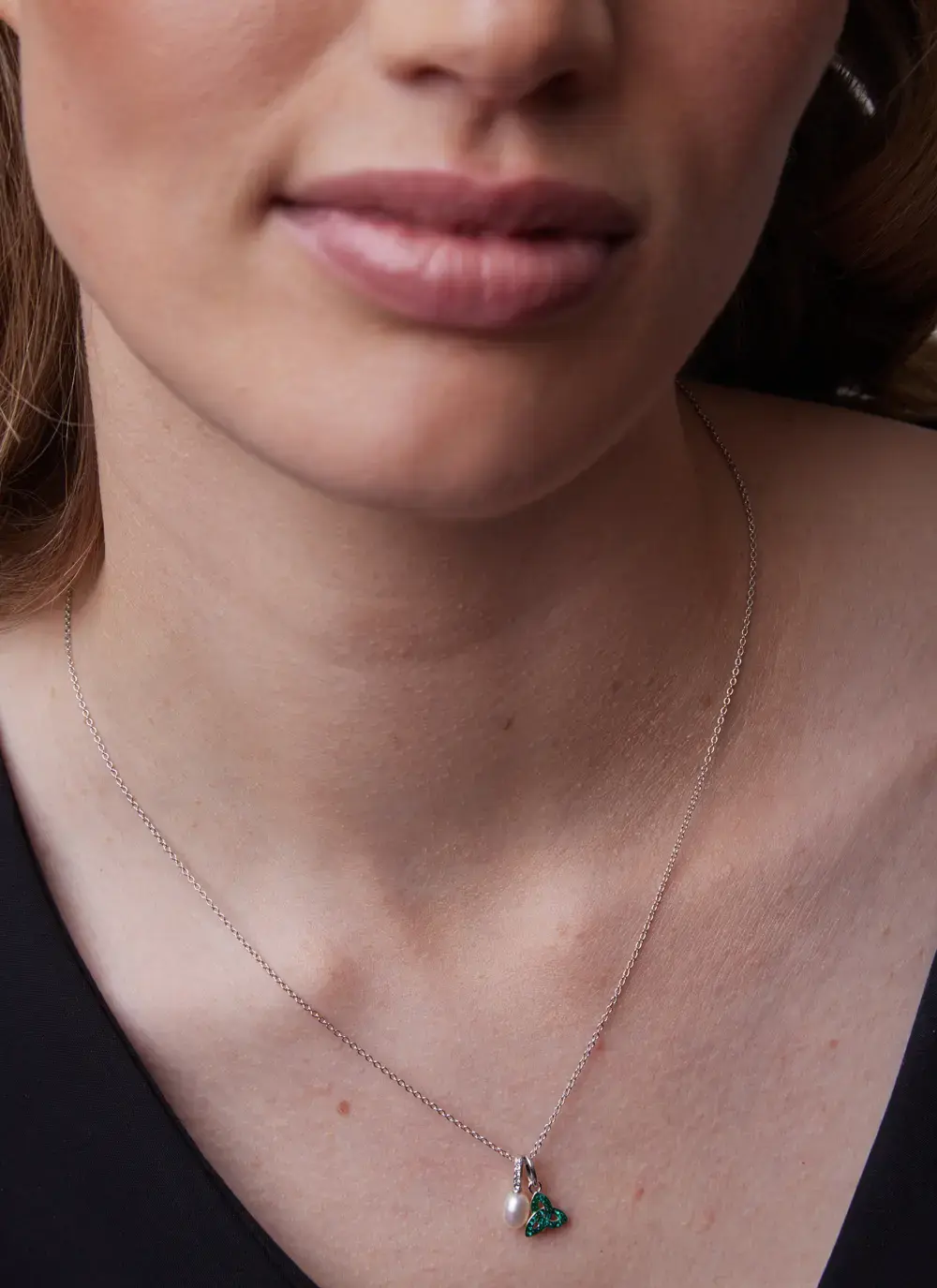 Trinity Pendant with Pearl