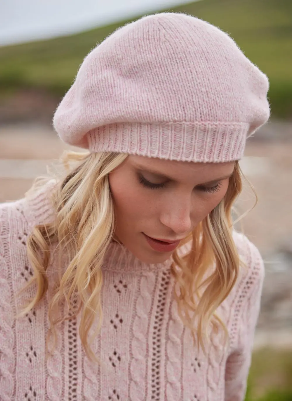 Fisherman Wool Cashmere Beret