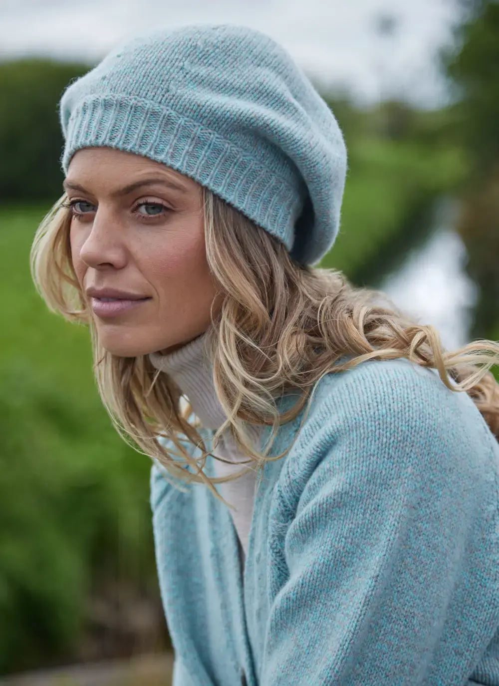 Fisherman Wool Cashmere Beret