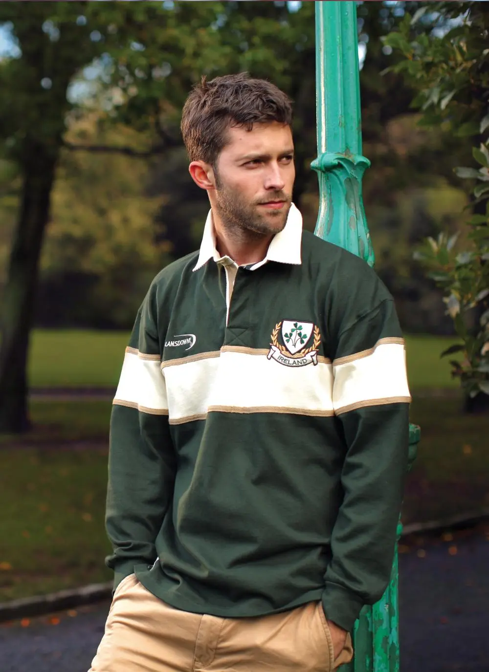 Ireland Three Shamrock Rugby Shirt