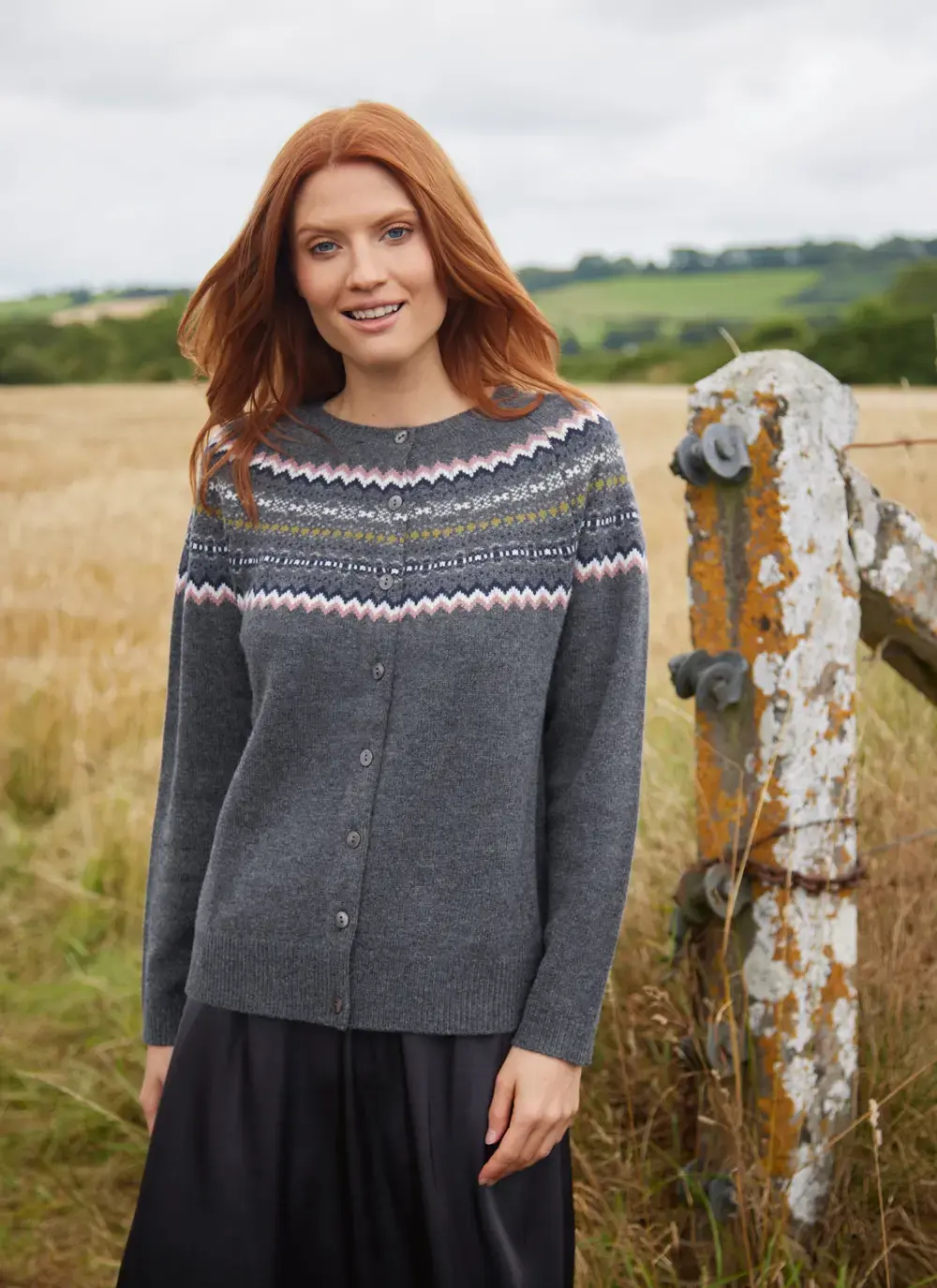 Sadie Merino Fairisle Cardigan