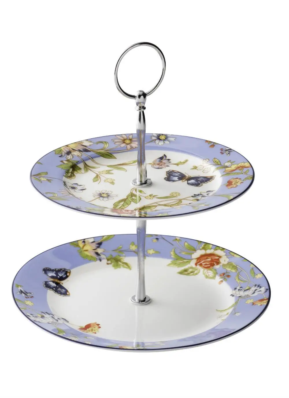 Cottage Garden Two-Tier Cake Stand