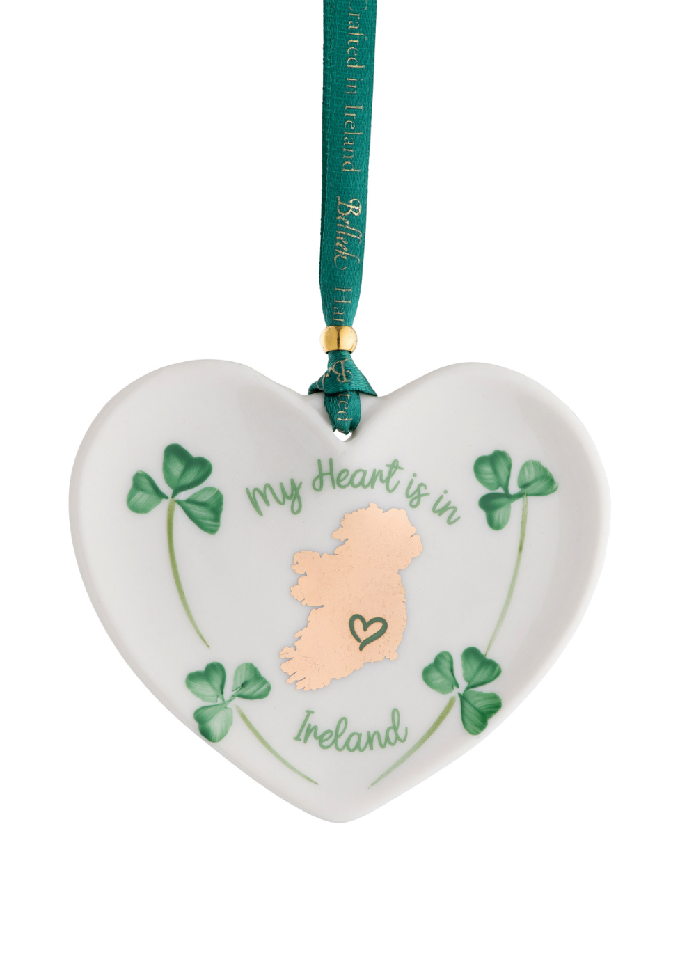 My Heart is in Ireland Hanging Ornament
