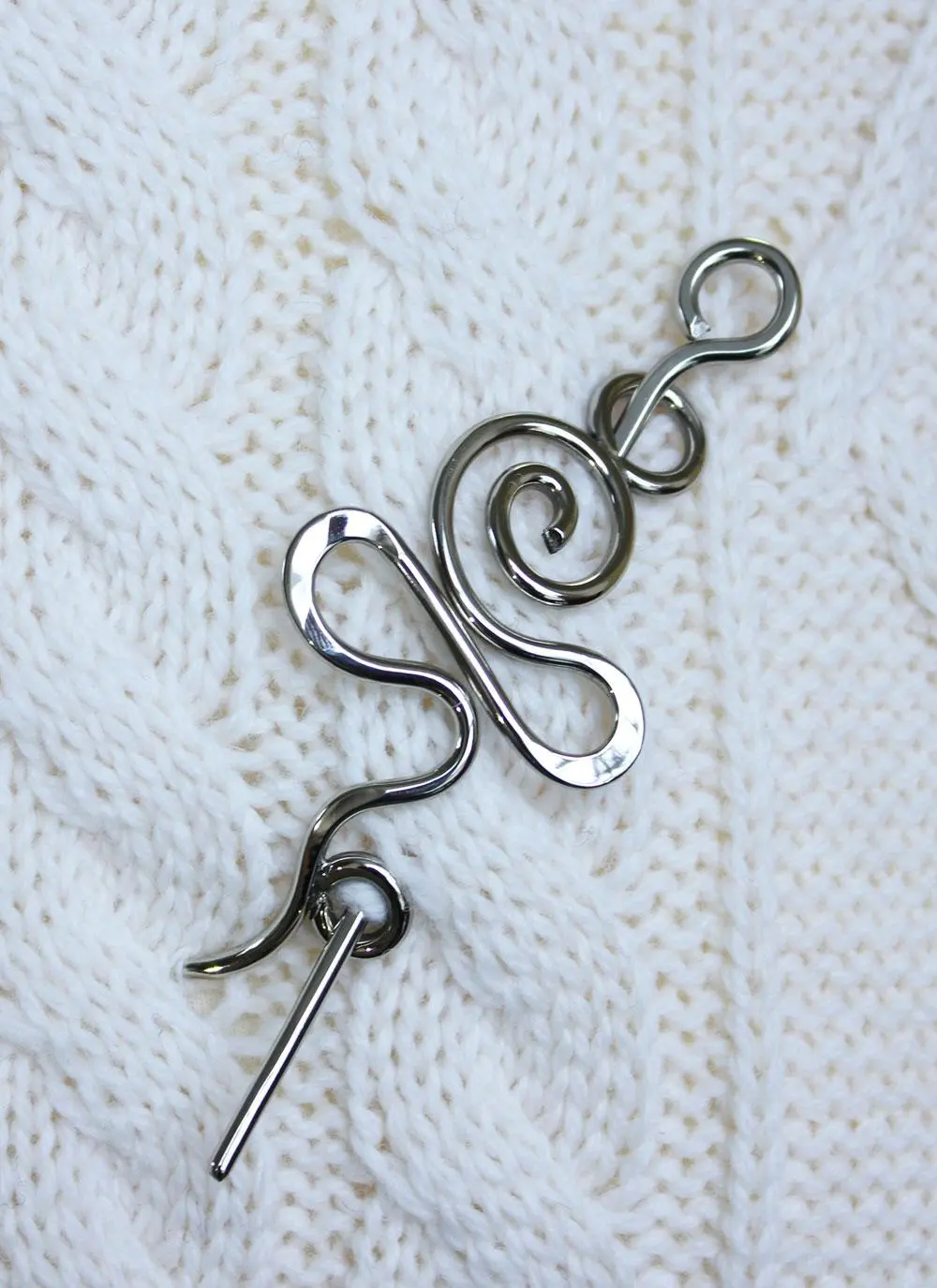 Standing Stone Shawl & Hair Pin