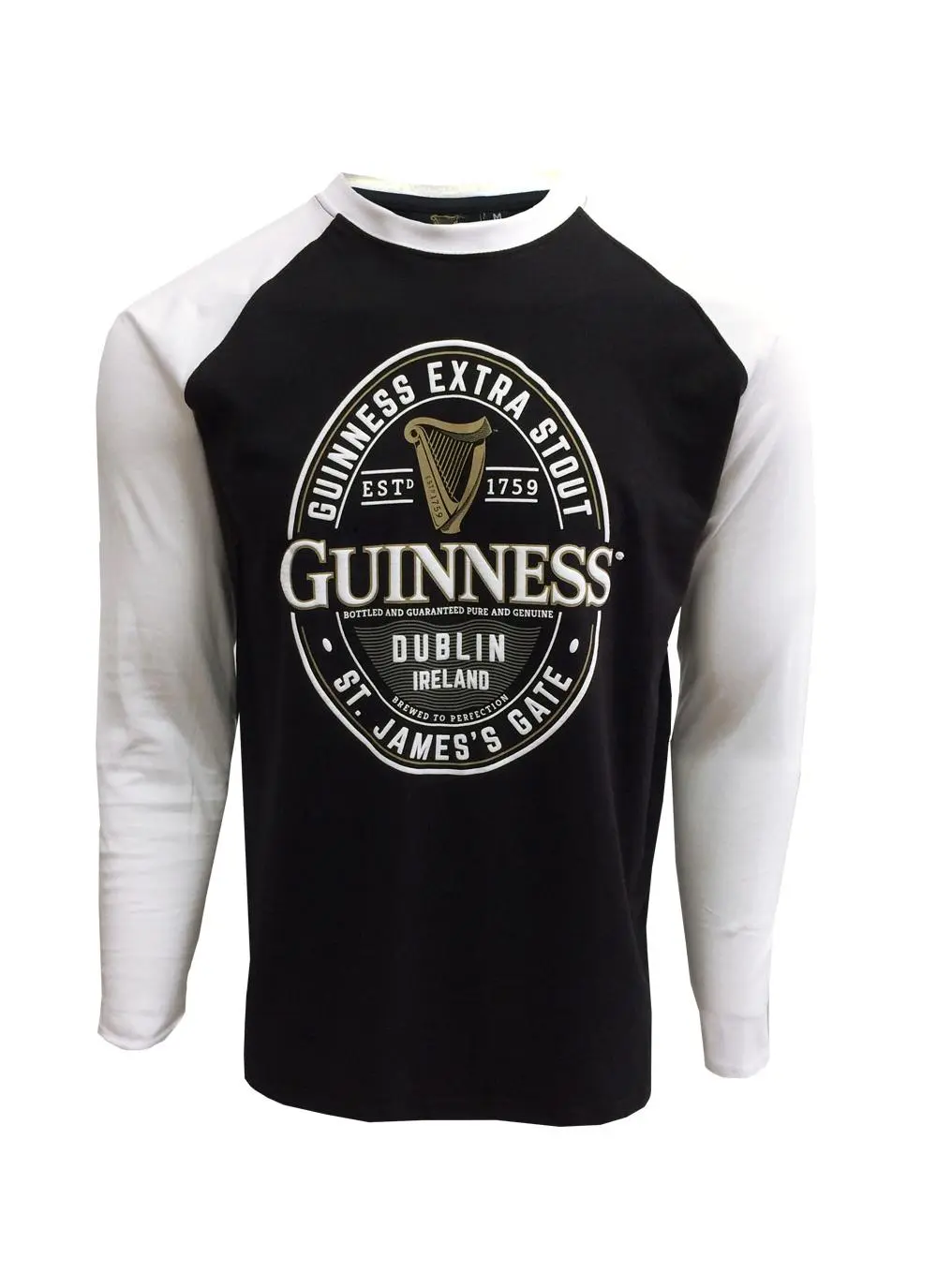 Unisex Guinness Dublin Label Long Sleeve T-Shirt