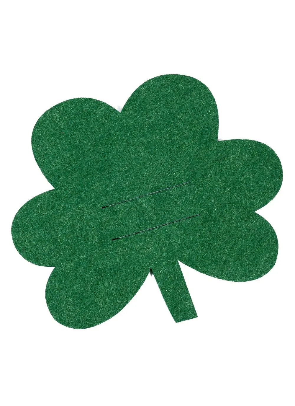 Green Shamrock Felt Cutlery Holders Set of 4