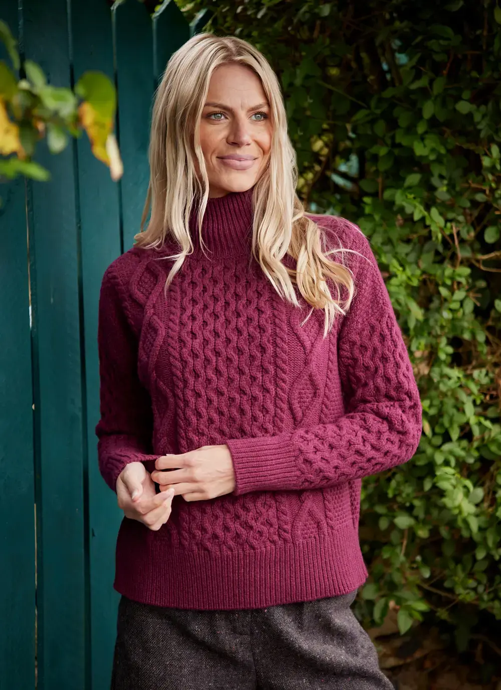 Arranmore Merino Slouchy Turtleneck Sweater