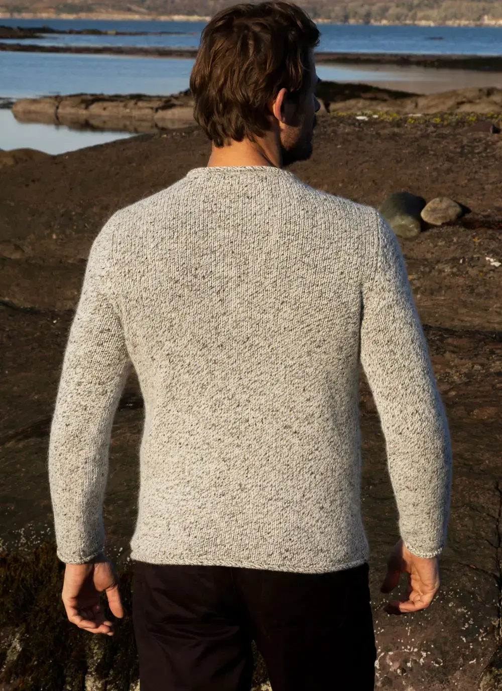 Fisherman Alpaca Roll Neck Sweater