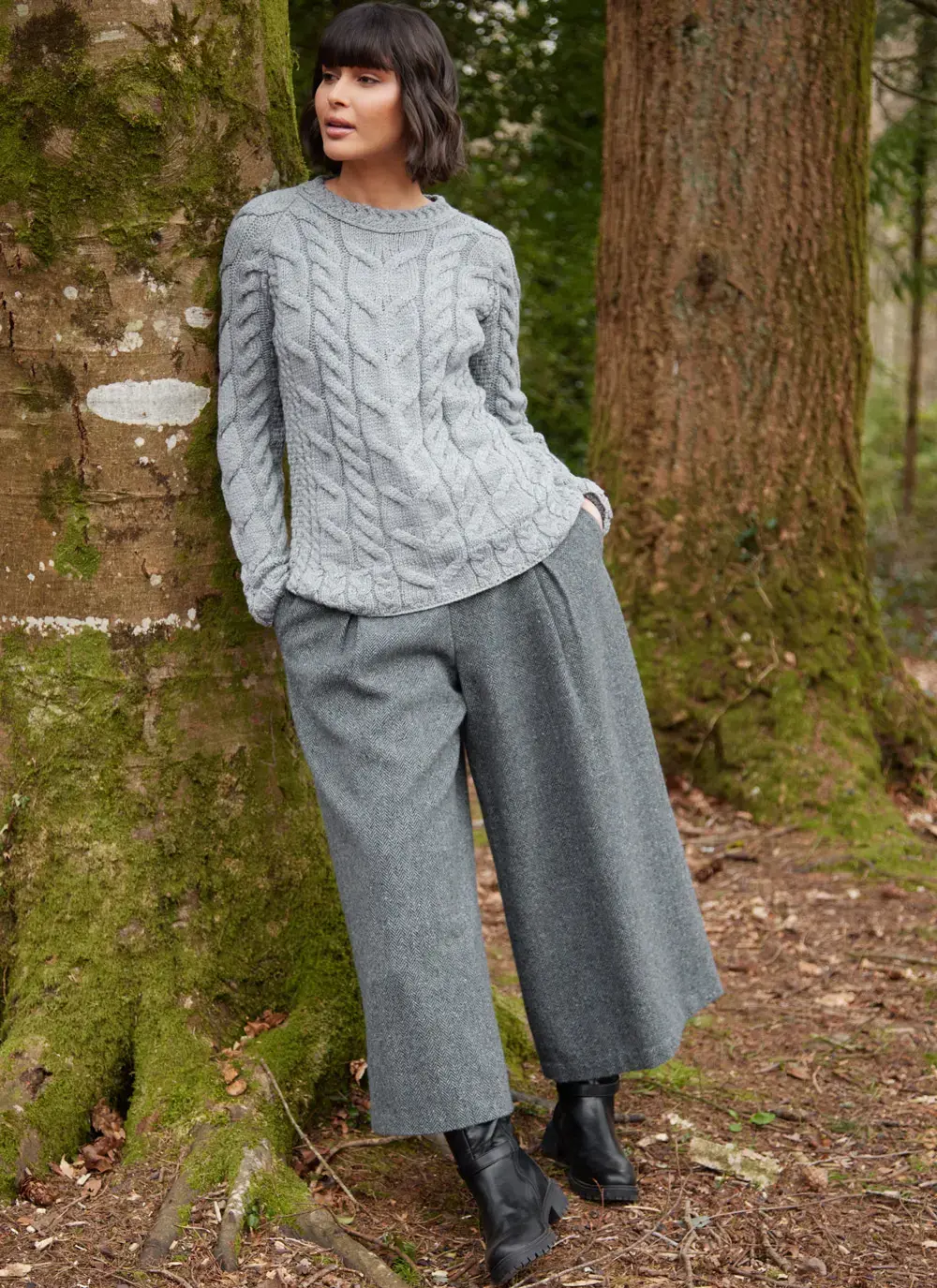 Supersoft Aran Cable Sweater