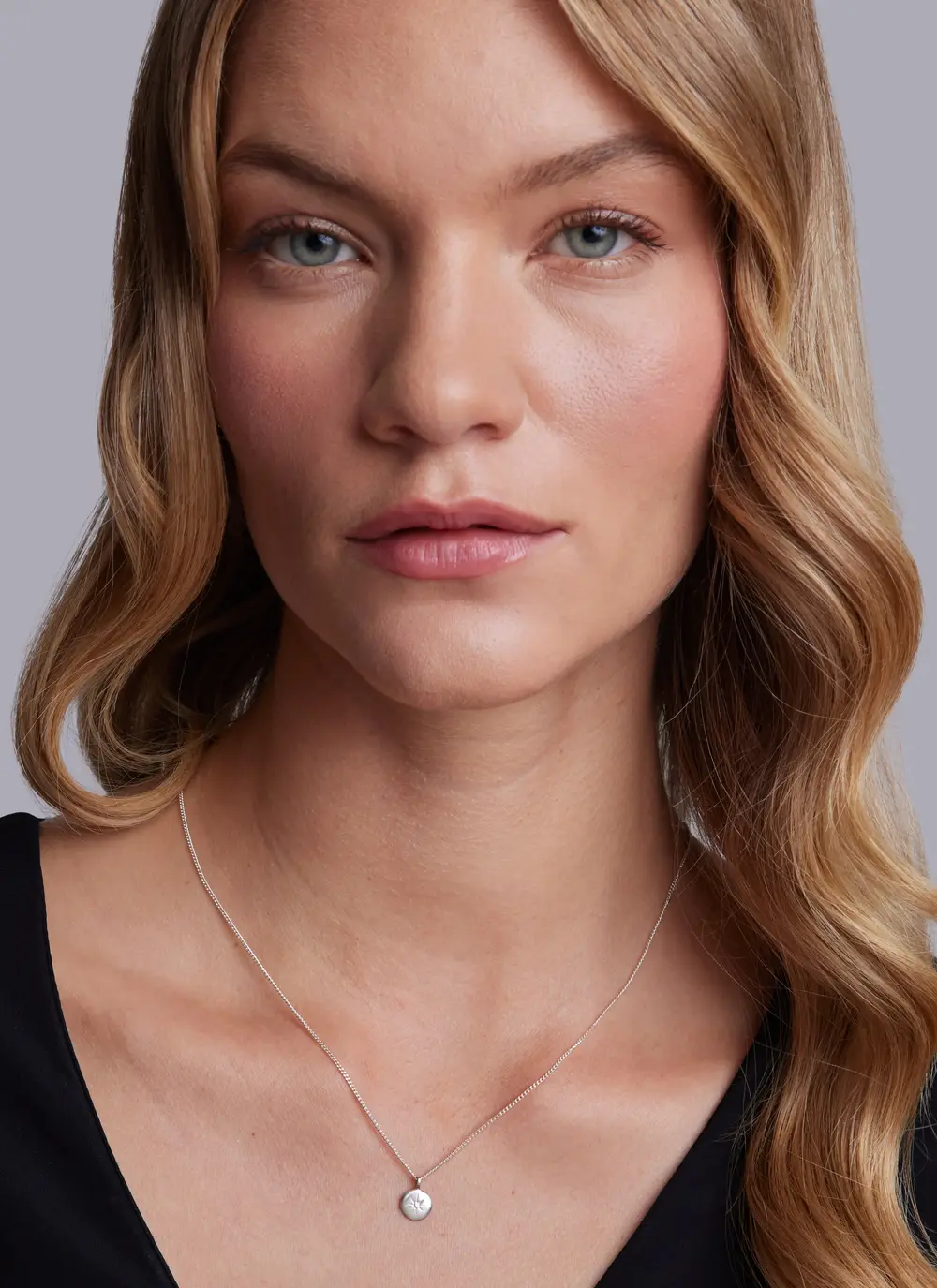 Sterling Silver Light My Way Small Diamond Pendant