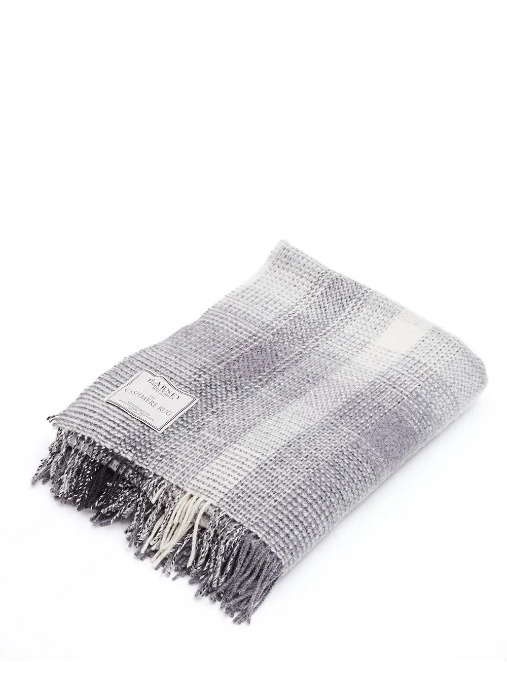 Stormy Clouds Wool Cashmere Throw