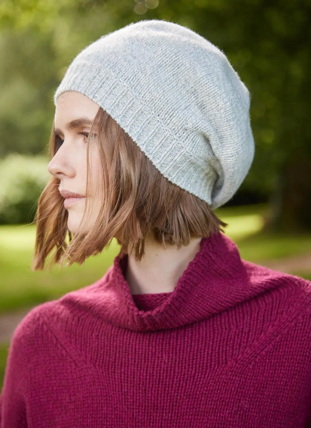 Fisherman Wool Cashmere Beret