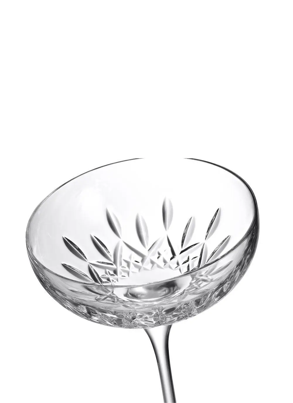 Waterford Crystal Lismore Essence Champagne Saucer Set of 2