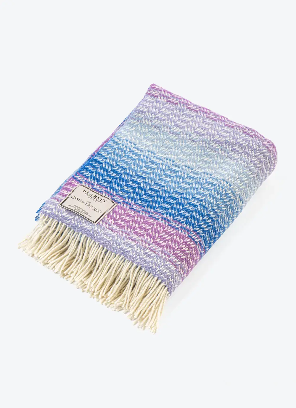 Mulberry Dusk Wool Cashmere Throw