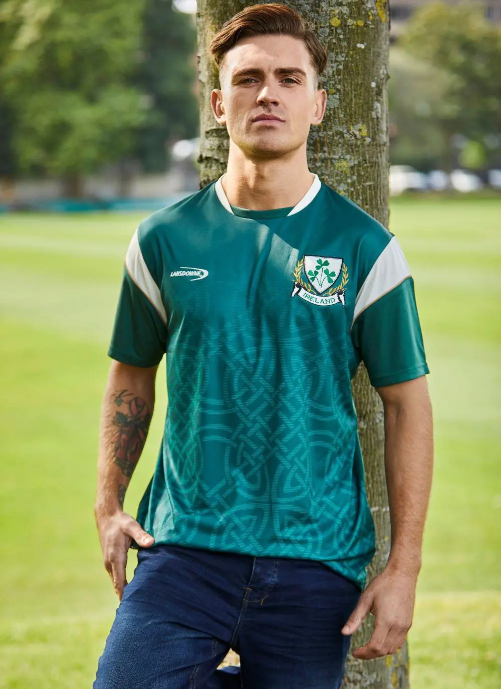 Lansdowne Shamrock Crest Performance T-Shirt