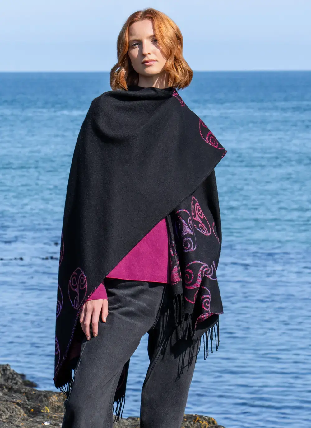 Fringed Triskele Wrap