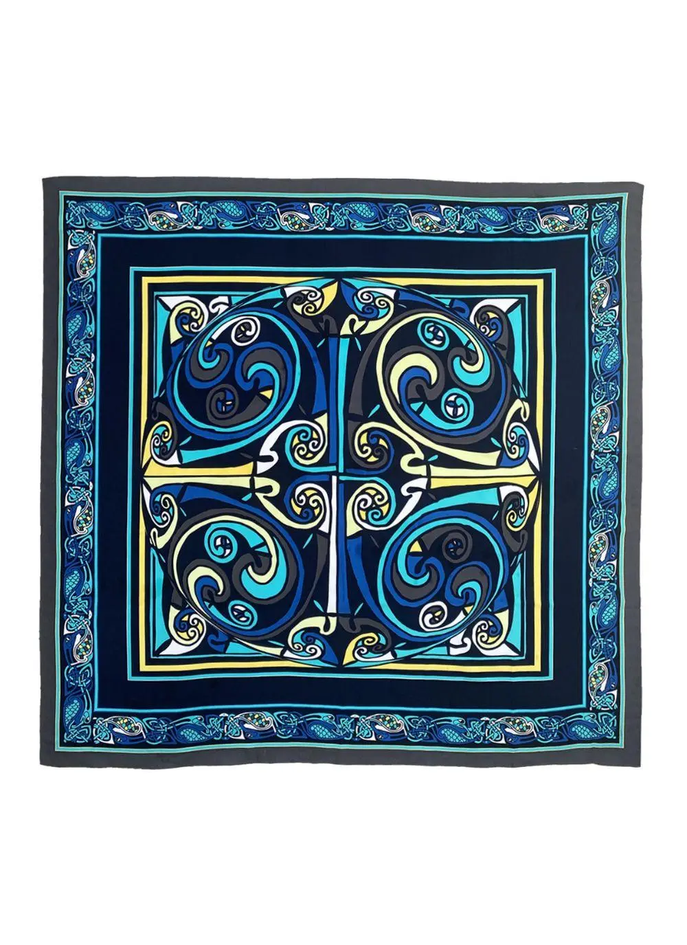 Square Book of Kells Celtic Scarf